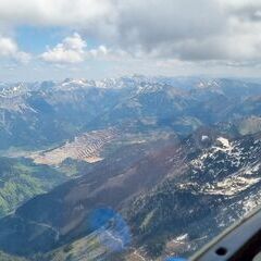 Flugwegposition um 09:23:10: Aufgenommen in der Nähe von Radmer, 8795, Österreich in 2270 Meter